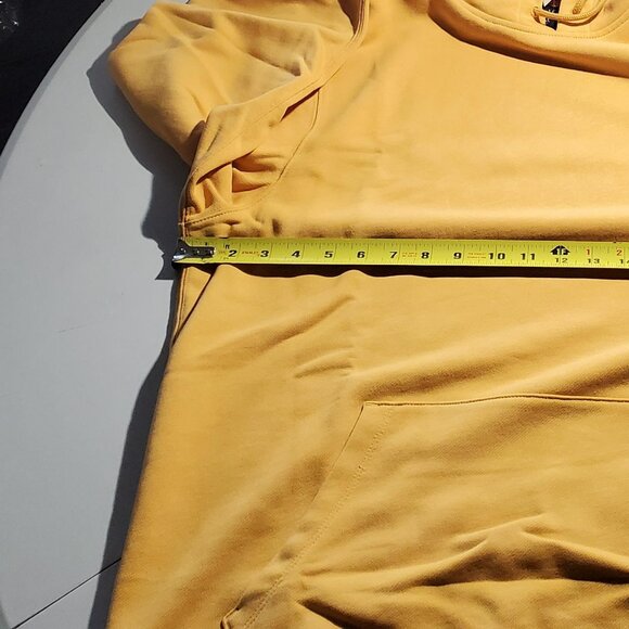 J.Crew Authentic Fleece Yellow Hoodie NWT sz XL - includes shipping - Picture 6 of 16